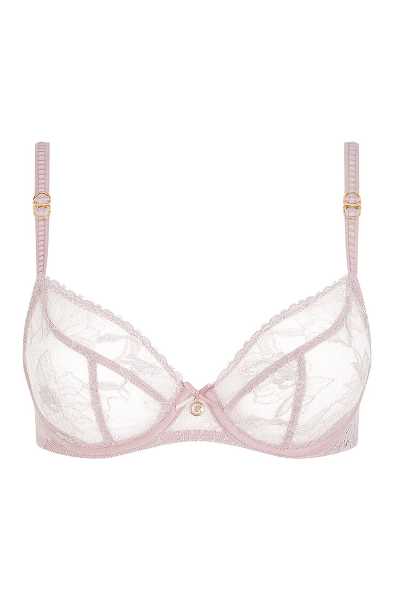 Sheer Lingerie Chantelle Bras English Rose / 32A Orchids Covering Underwired Bra