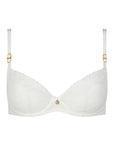 Sheer Lingerie Chantelle Bras Milk / 32D Orchids Covering Underwired Bra