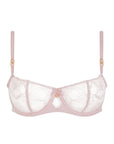 Sheer Lingerie Chantelle Bras English Rose / 32F/DDD/E Orchids Half-Cup Balcony Bra