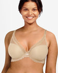 Sheer Lingerie Chantelle Bras Parisian Allure Plunge T-Shirt Bra