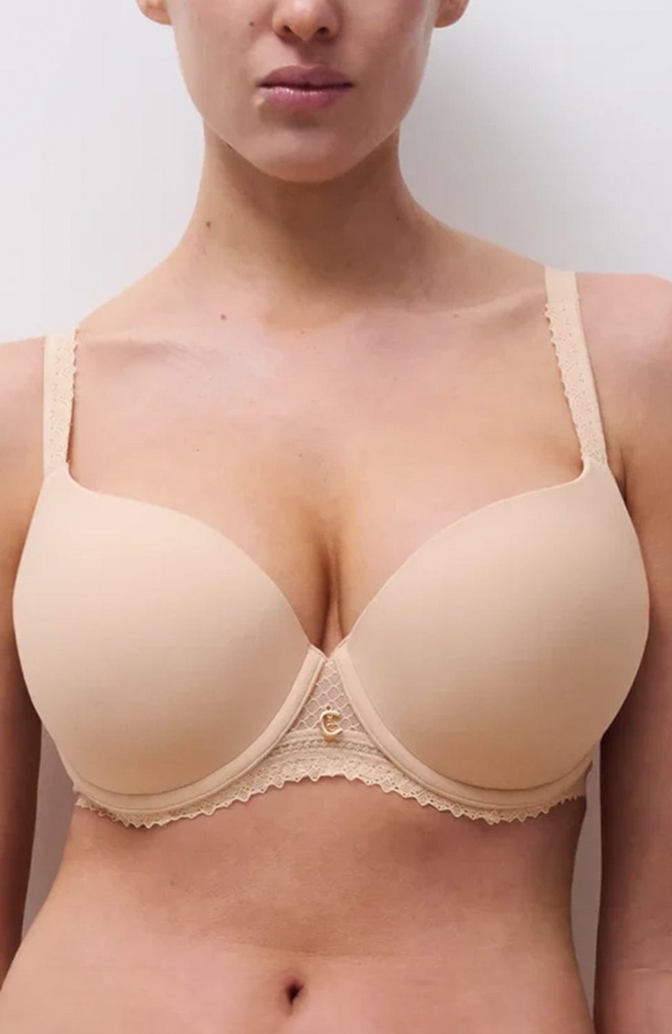 Sheer Lingerie Chantelle Bras Romance Covering T-Shirt Bra