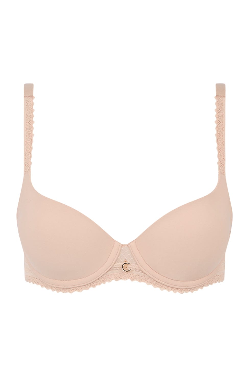Sheer Lingerie Chantelle Bras Golden Beige / 32A Romance Covering T-Shirt Bra