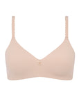 Sheer Lingerie Chantelle Bras Golden Beige / 32A Romance Wireless Support T-Shirt Bra