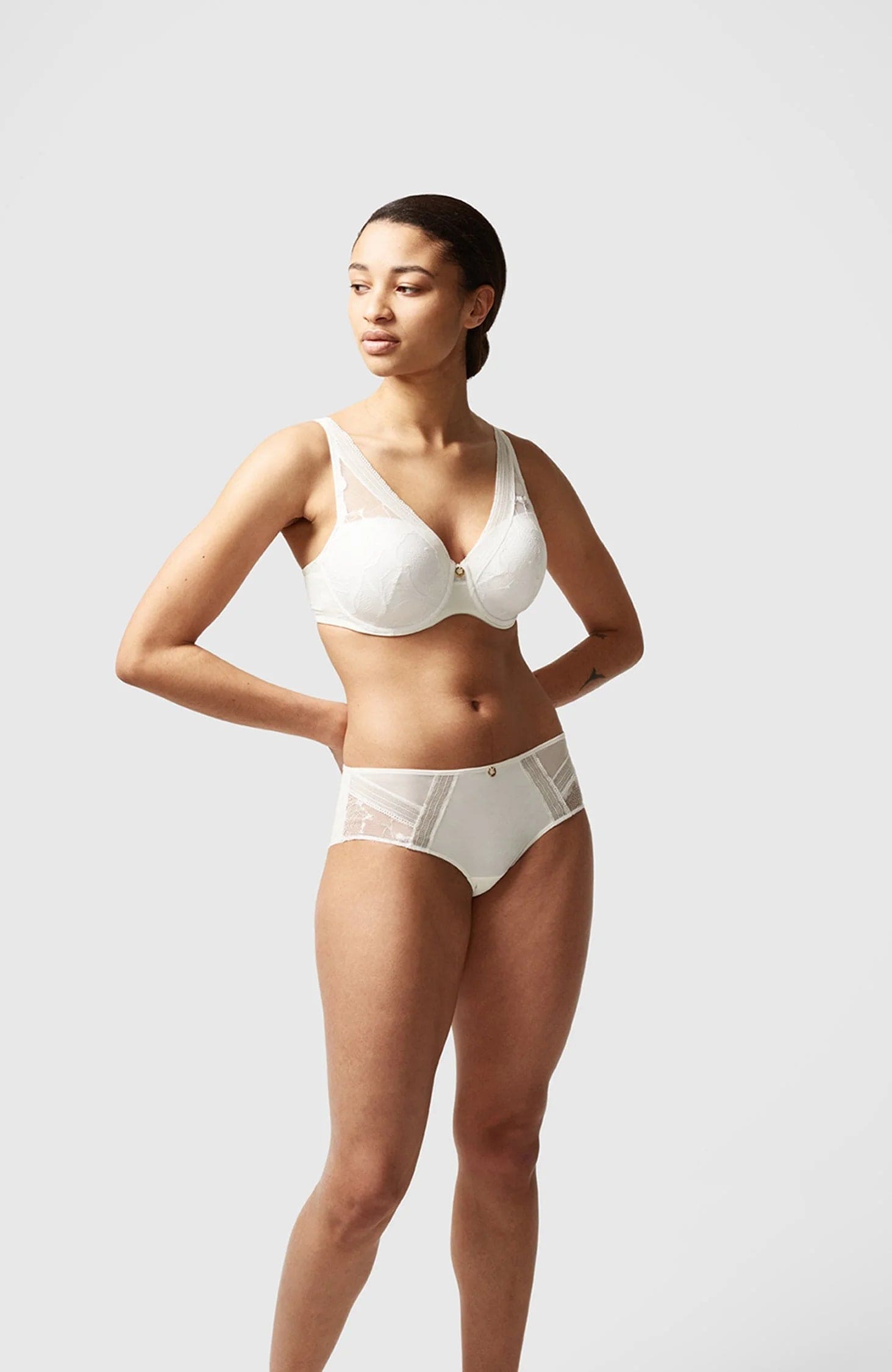 Sheer Lingerie Chantelle Bras True Lace Plunge Spacer Bra