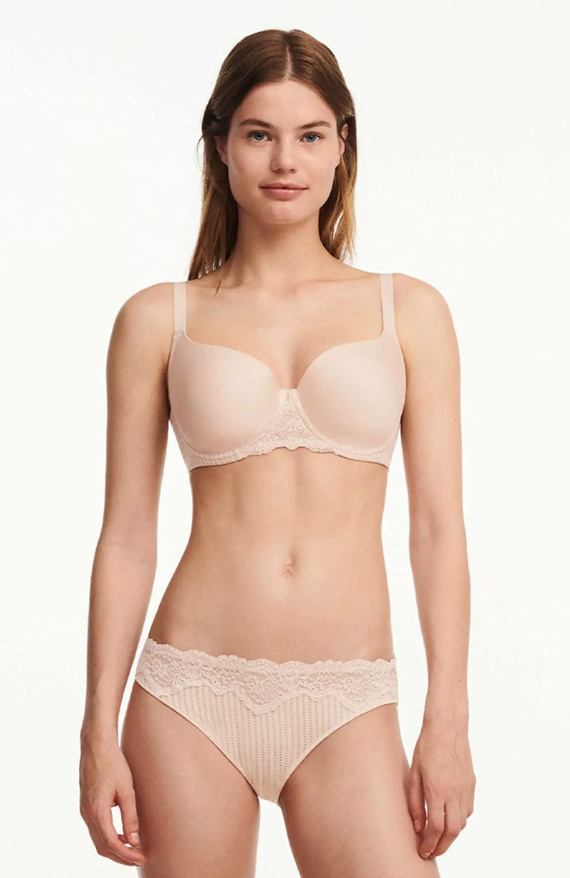 Marilyn Covering T-Shirt Bra and Brief Set-Lingerie Sets-Chantelle-SHEER, SHEER, Luxury lingerie brand, Luxury lingerie Hong Kong, Designer lingerie HK, Designer lingerie online, International luxury lingerie, Luxury lingerie gift ideas, buy lingerie online, Designer lingerie global delivery, Luxury lingerie shipping to Australia, Luxury lingerie shipping to Singapore