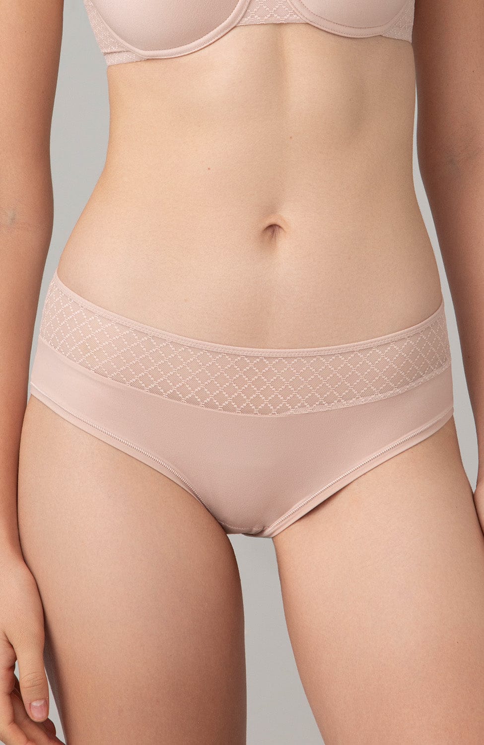 Sheer Lingerie Chantelle Lingerie Sets Norah Chic Covering T-Shirt Bra and Shorty Set