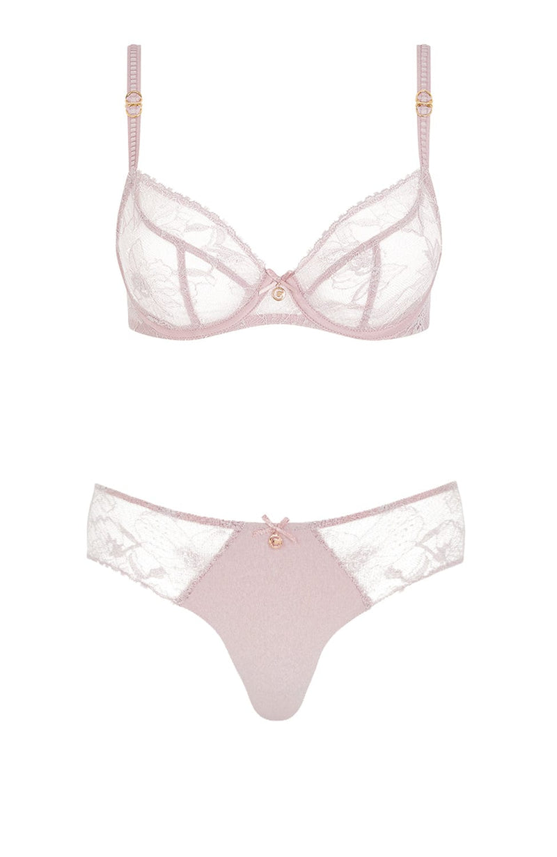 Orchids Covering Underwire and Shorty Set-Lingerie Sets-Chantelle-SHEER, SHEER, Luxury lingerie brand, Luxury lingerie Hong Kong, Designer lingerie HK, Designer lingerie online, International luxury lingerie, Luxury lingerie gift ideas, buy lingerie online, Designer lingerie global delivery, Luxury lingerie shipping to Australia, Luxury lingerie shipping to Singapore