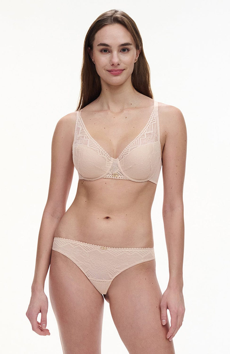 Origins Spacer T-Shirt Bra and Tanga Set-Lingerie Sets-Chantelle-SHEER, SHEER, Luxury lingerie brand, Luxury lingerie Hong Kong, Designer lingerie HK, Designer lingerie online, International luxury lingerie, Luxury lingerie gift ideas, buy lingerie online, Designer lingerie global delivery, Luxury lingerie shipping to Australia, Luxury lingerie shipping to Singapore