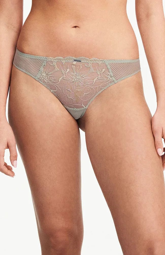 Sheer Lingerie Chantelle Underwear Fleurs Tanga
