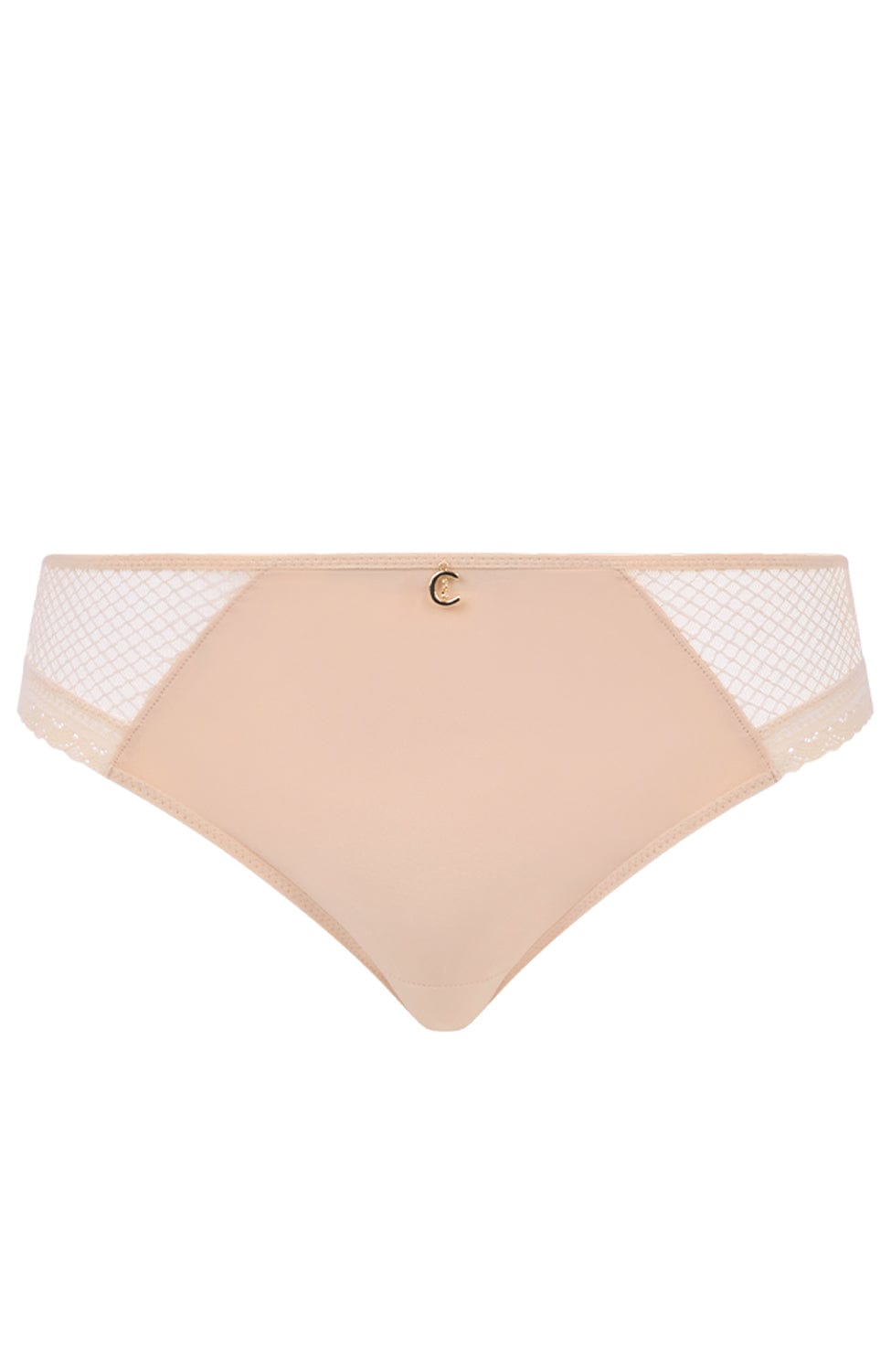 Sheer Lingerie Chantelle Underwear Golden Beige / XS Romance Full Brief