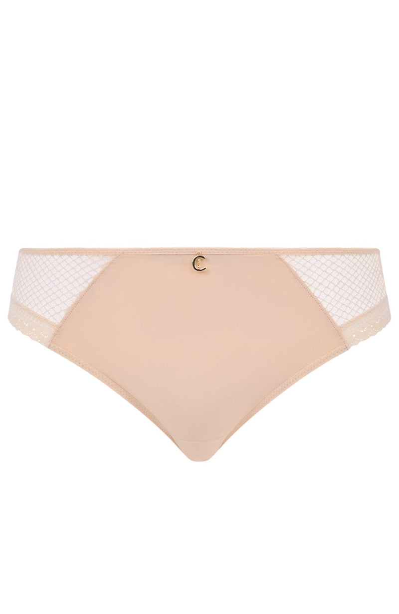 Sheer Lingerie Chantelle Underwear Golden Beige / XS Romance Full Brief