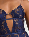 Sheer Lingerie Coco De Mer Bodywear Arella Bodysuit