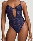 Sheer Lingerie Coco De Mer Bodywear Arella Bodysuit