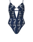 Sheer Lingerie Coco De Mer Bodywear Indigo / 2502 / S Arella Bodysuit