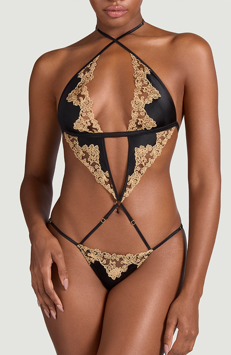 Sheer Lingerie Coco De Mer Bodywear Reina Playsuit