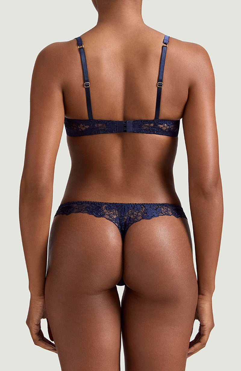 Arella Half Cup Bra and Skirted Thong Set-Lingerie Sets-Coco De Mer-SHEER, SHEER, Luxury lingerie brand, Luxury lingerie Hong Kong, Designer lingerie HK, Designer lingerie online, International luxury lingerie, Luxury lingerie gift ideas, buy lingerie online, Designer lingerie global delivery, Luxury lingerie shipping to Australia, Luxury lingerie shipping to Singapore