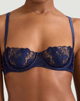 Sheer Lingerie Coco de Mer Bras Arella Half Cup Bra