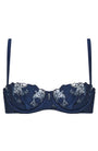 Sheer Lingerie Coco de Mer Bras Indigo / 32A Arella Half Cup Bra