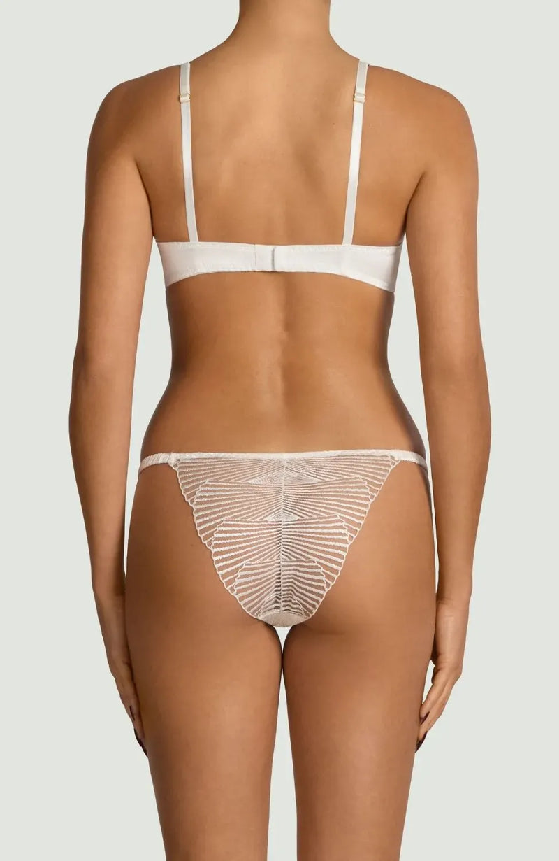 Sheer Lingerie Coco De Mer Bras Athena Balcony Bra