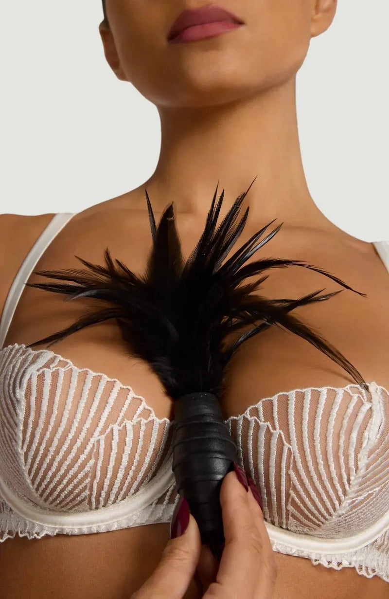 Sheer Lingerie Coco De Mer Bras Athena Balcony Bra