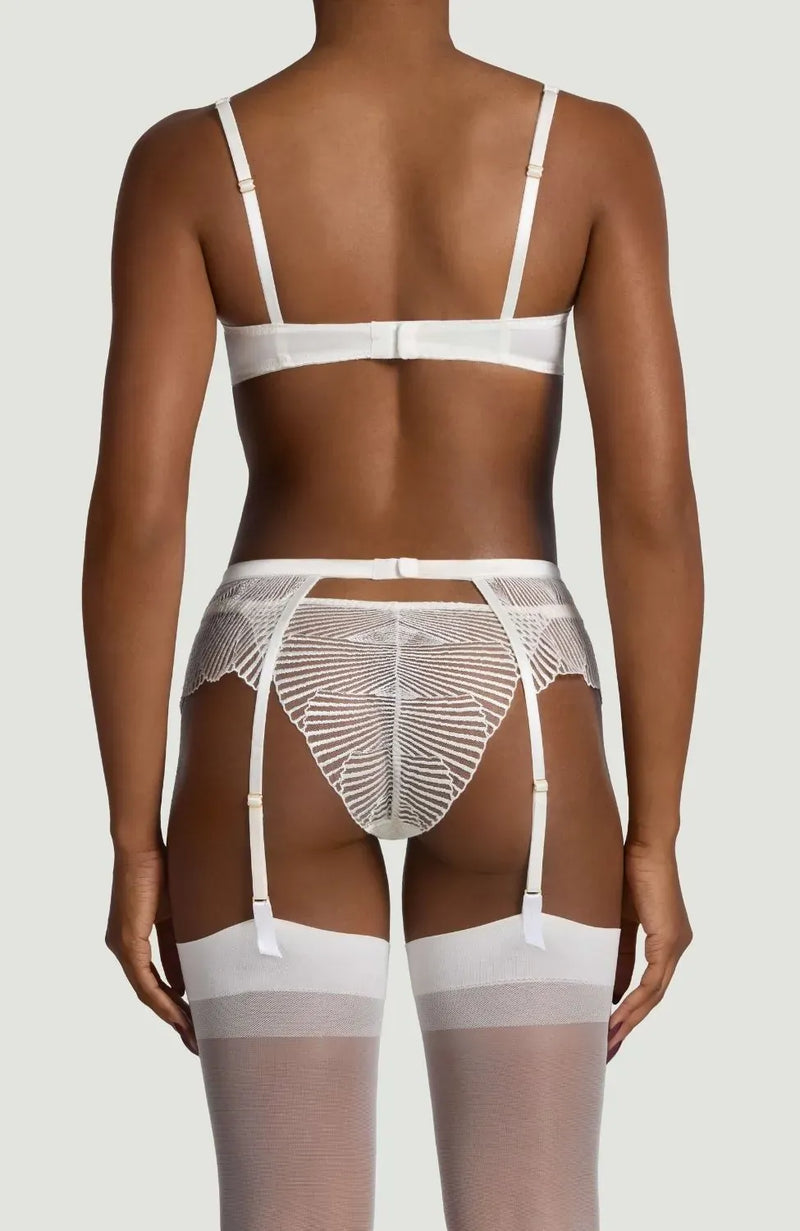 Sheer Lingerie Coco De Mer Bras Athena Balcony Bra
