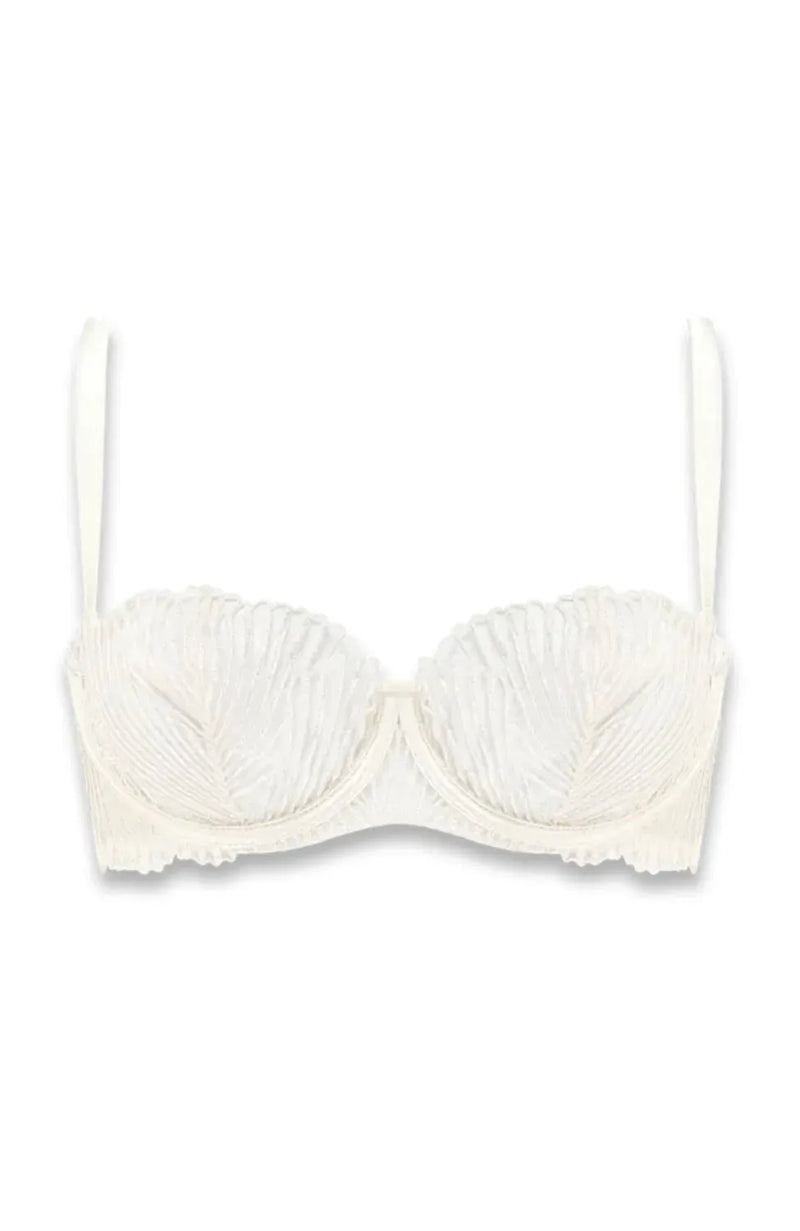 Sheer Lingerie Coco De Mer Bras Athena Balcony Bra
