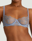 Sheer Lingerie Coco de Mer Bras Elandra Balcony Bra
