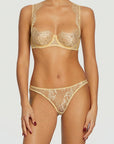 Sheer Lingerie Coco de Mer Bras Fiorella Balcony Bra