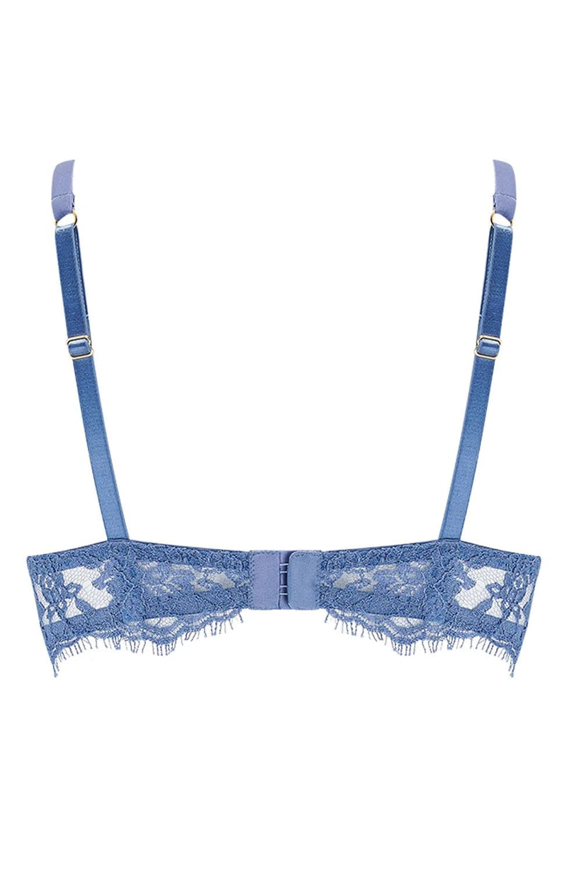 Sheer Lingerie Coco de Mer Bras Hera Balcony Bra