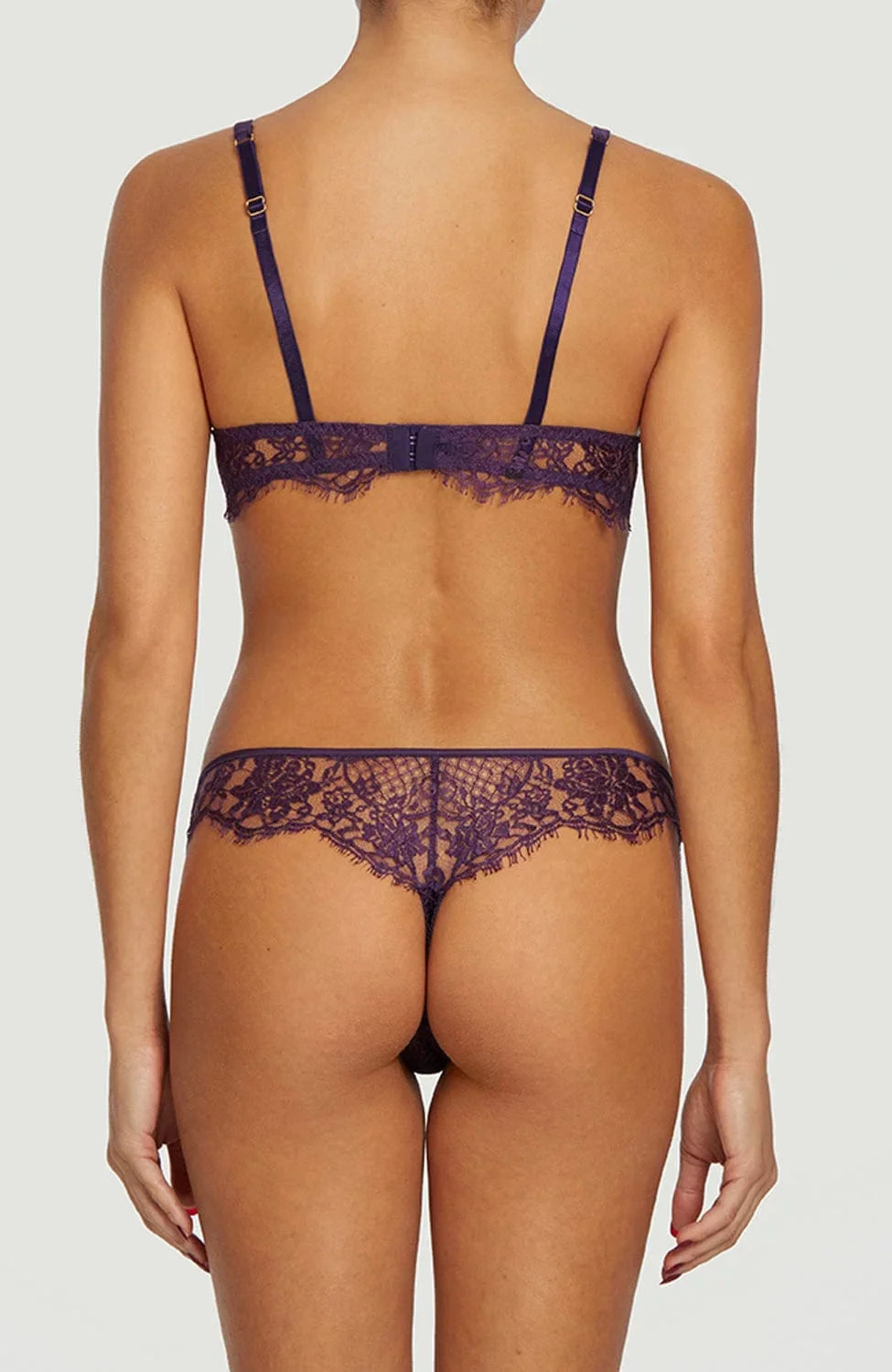 Sheer Lingerie Coco de Mer Bras Hera Balcony Bra