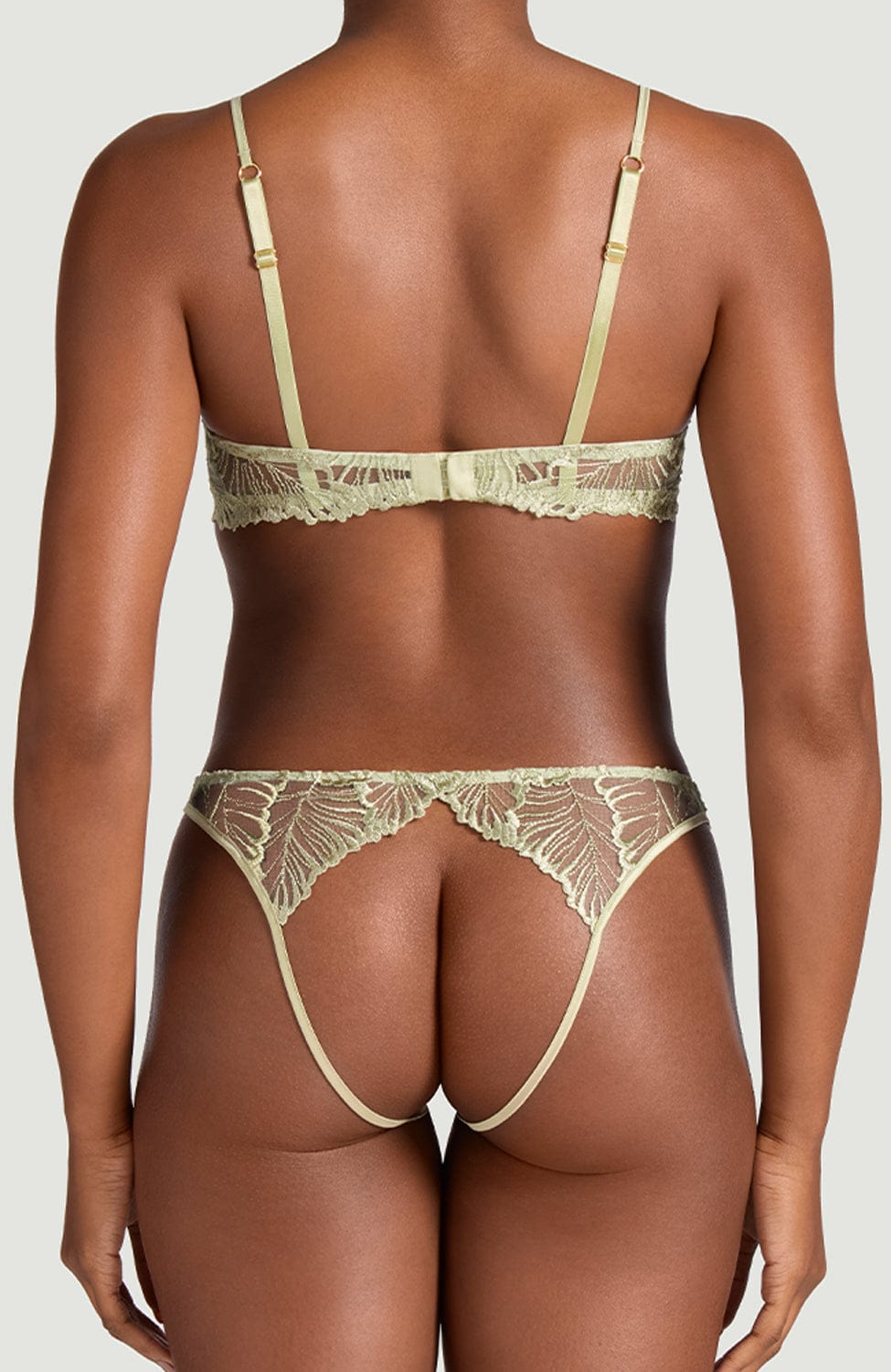 Sheer Lingerie Coco de Mer Bras Laurel Open Bra