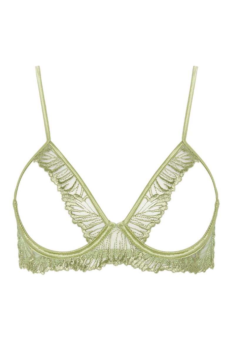 Sheer Lingerie Coco de Mer Bras Laurel Open Bra