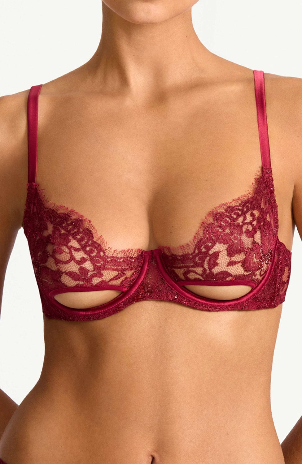 Sheer Lingerie Coco de Mer Bras Naraya Balcony Bra