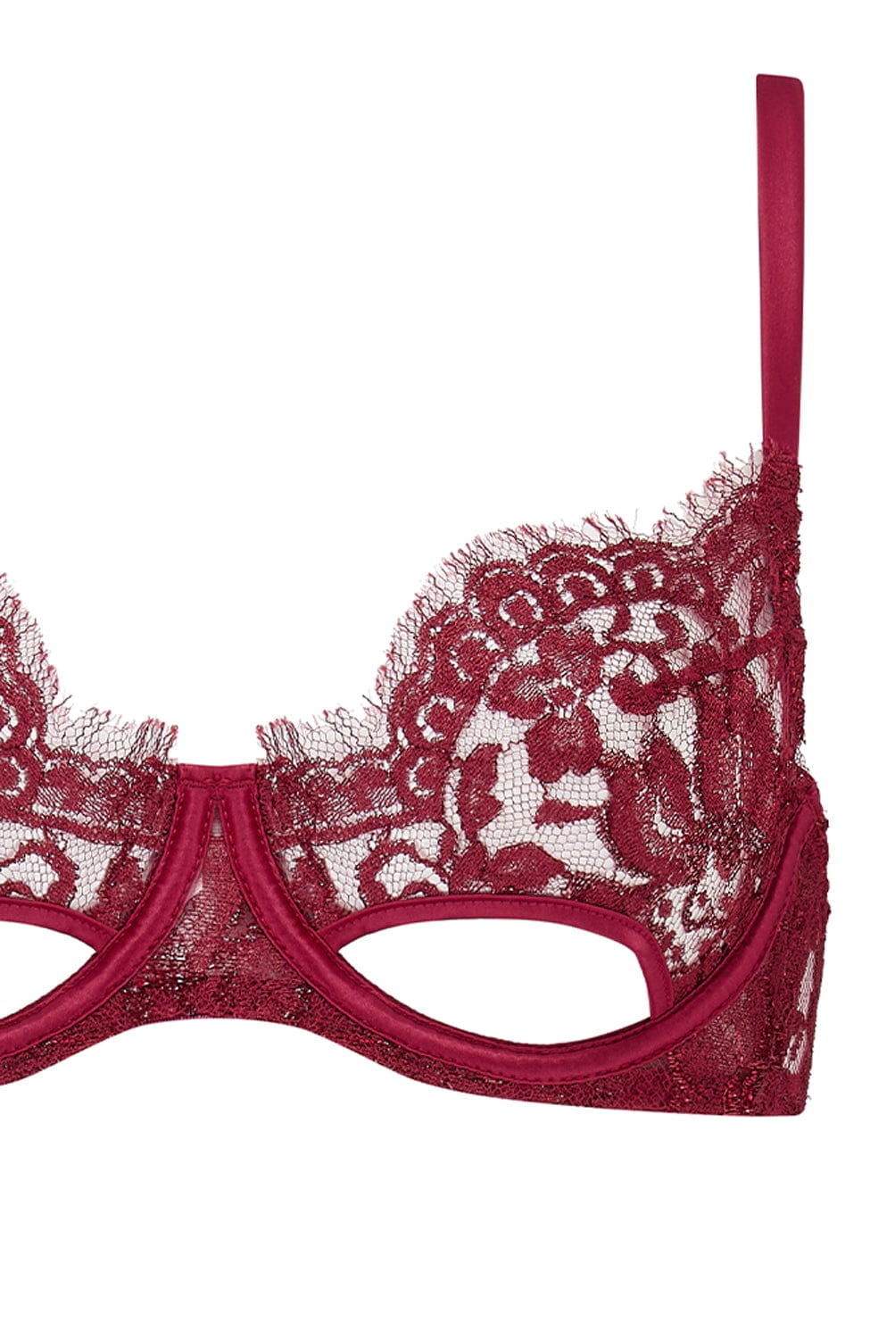 Sheer Lingerie Coco de Mer Bras Naraya Balcony Bra