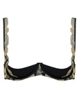 Sheer Lingerie Coco de Mer Bras Black Gold / 2501 / S Oriana Quarter Cup Bra