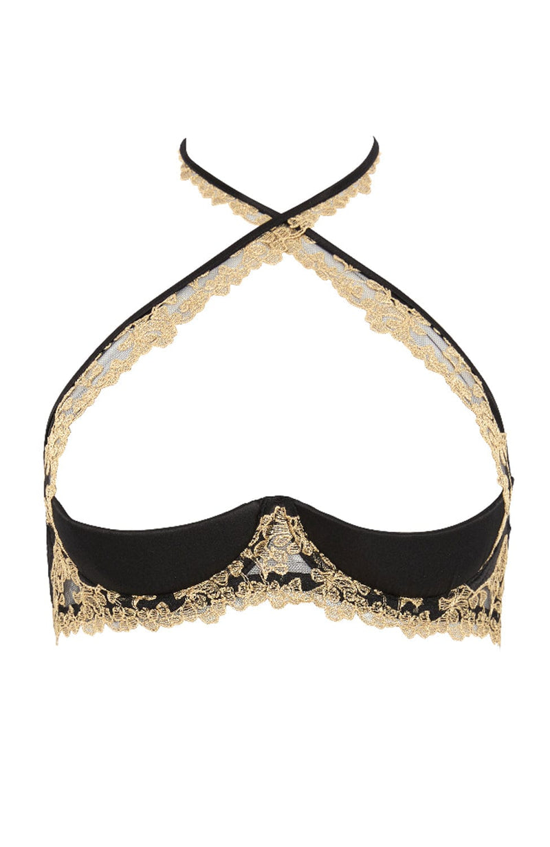 Sheer Lingerie Coco De Mer Bras Reina Quarter Cup Bra