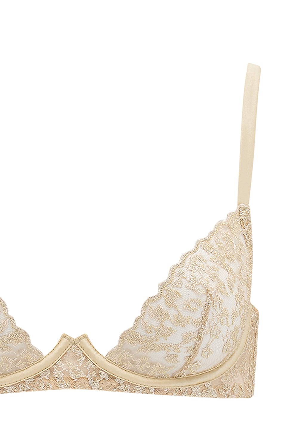 Sheer Lingerie Coco de Mer Bras Selena Plunge Bra