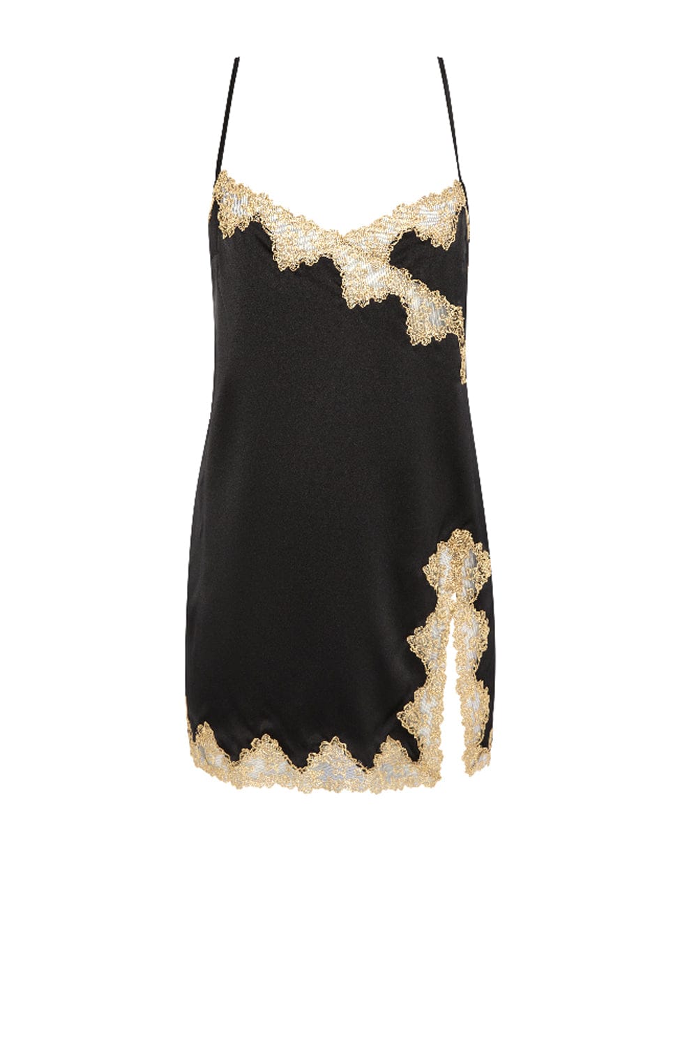 Sheer Lingerie Coco De Mer Loungewear Reina Silk Slip