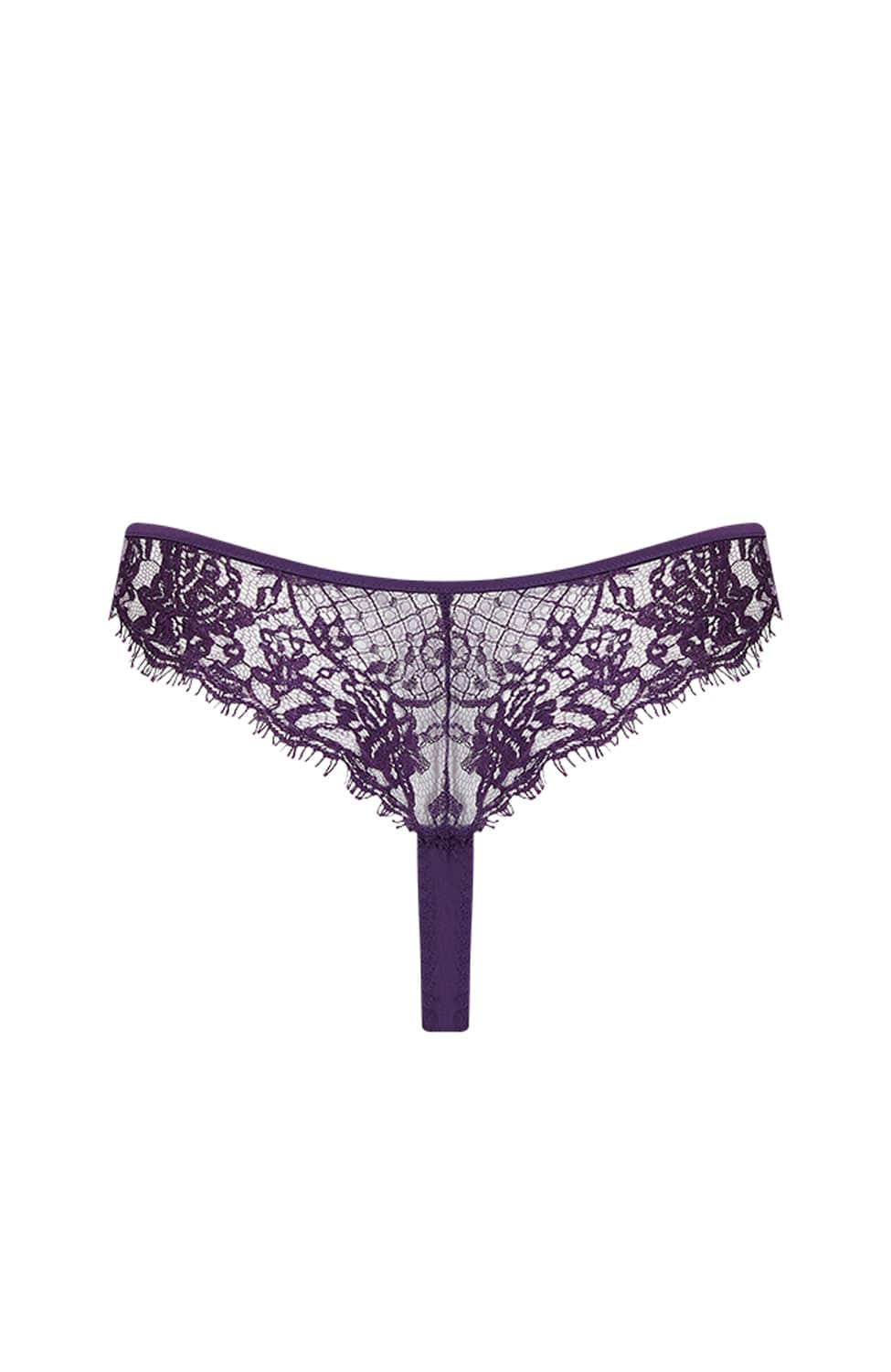 Sheer Lingerie Coco de Mer Underwear Hera Skirted Thong