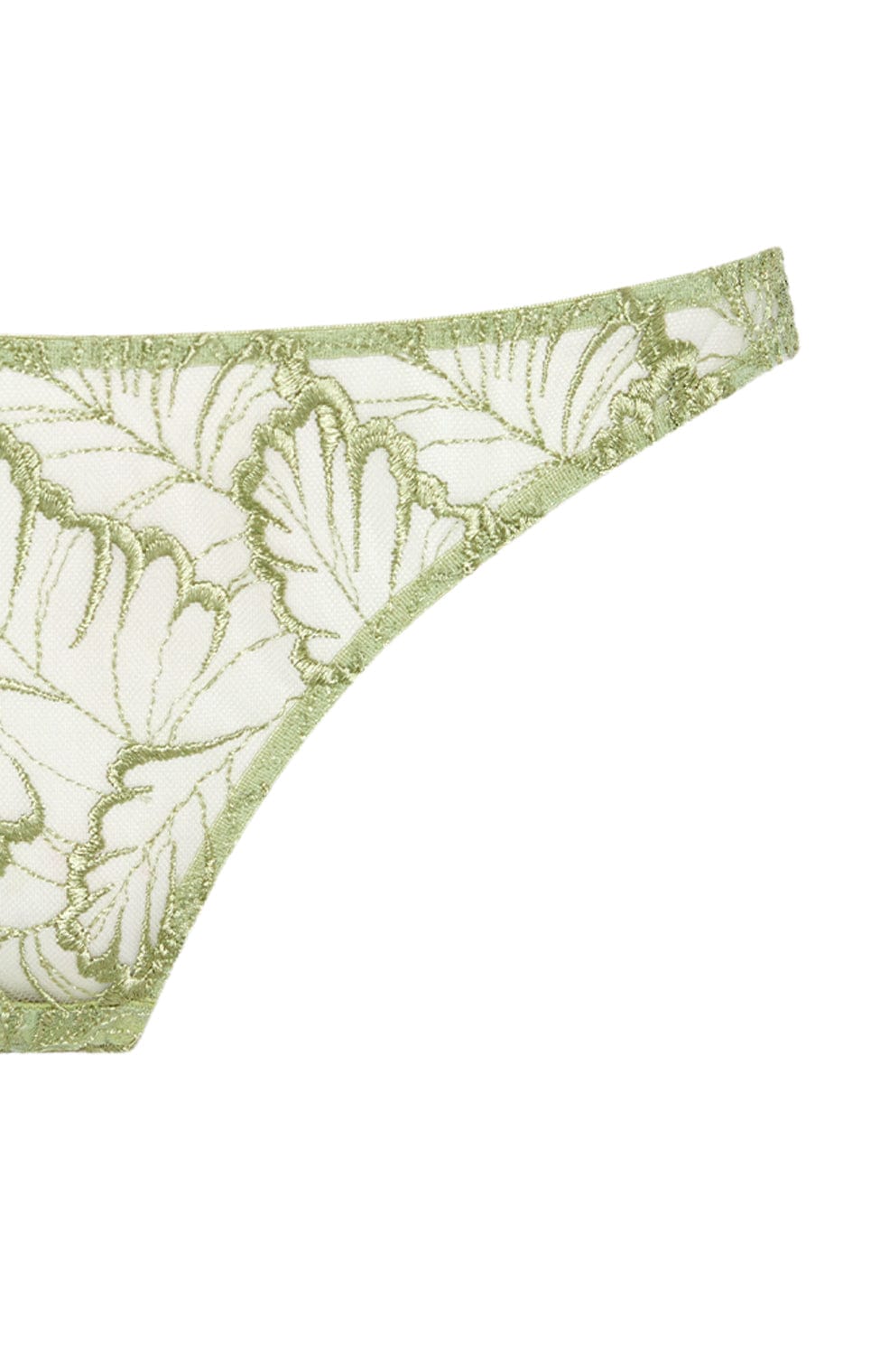 Sheer Lingerie Coco de Mer Underwear Laurel Brief