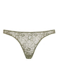Sheer Lingerie Coco De Mer Underwear Sage / 2501 / XS Lila Brazilian Knicker