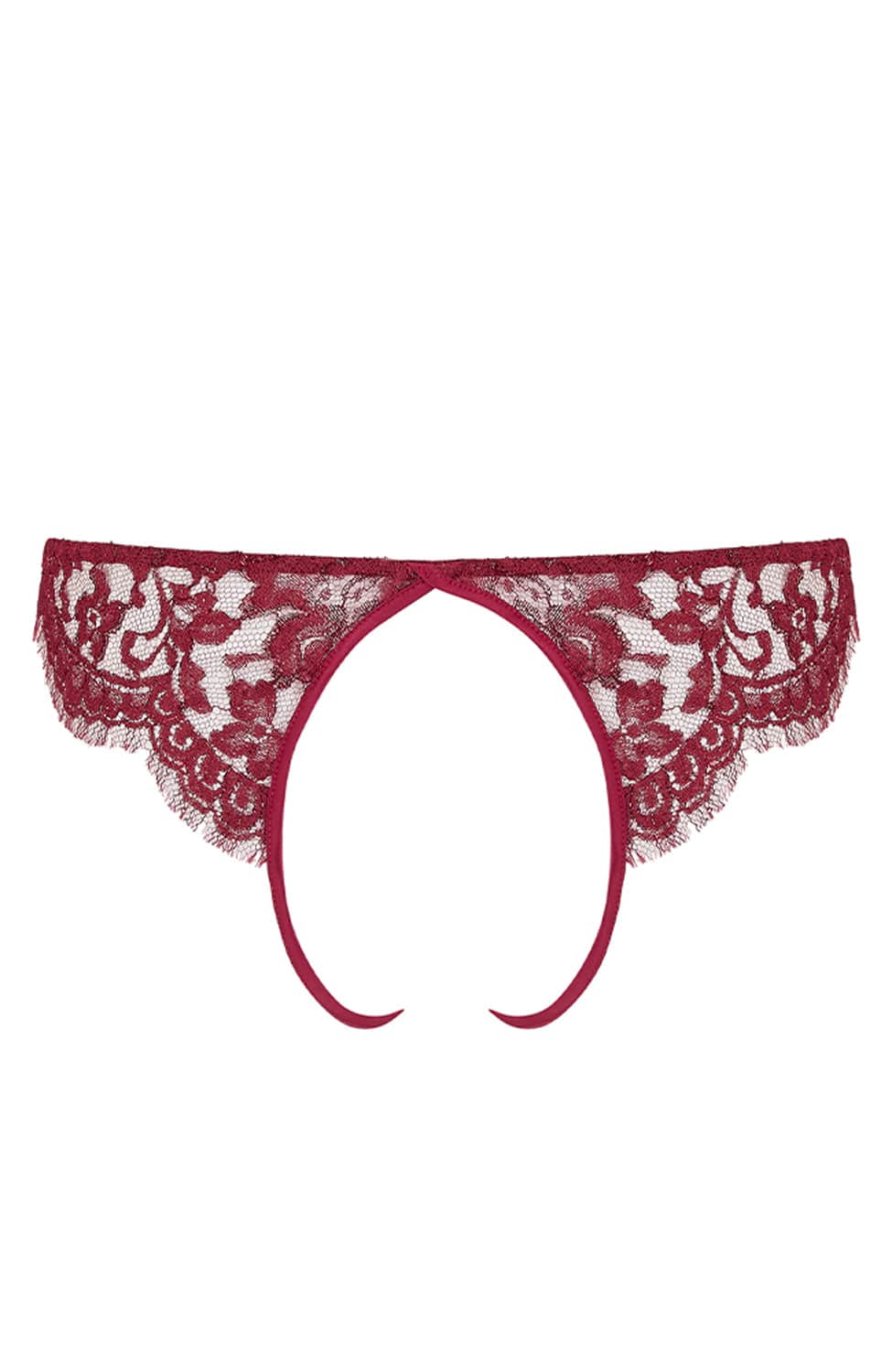 Sheer Lingerie Coco De Mer Underwear Naraya Open Knicker