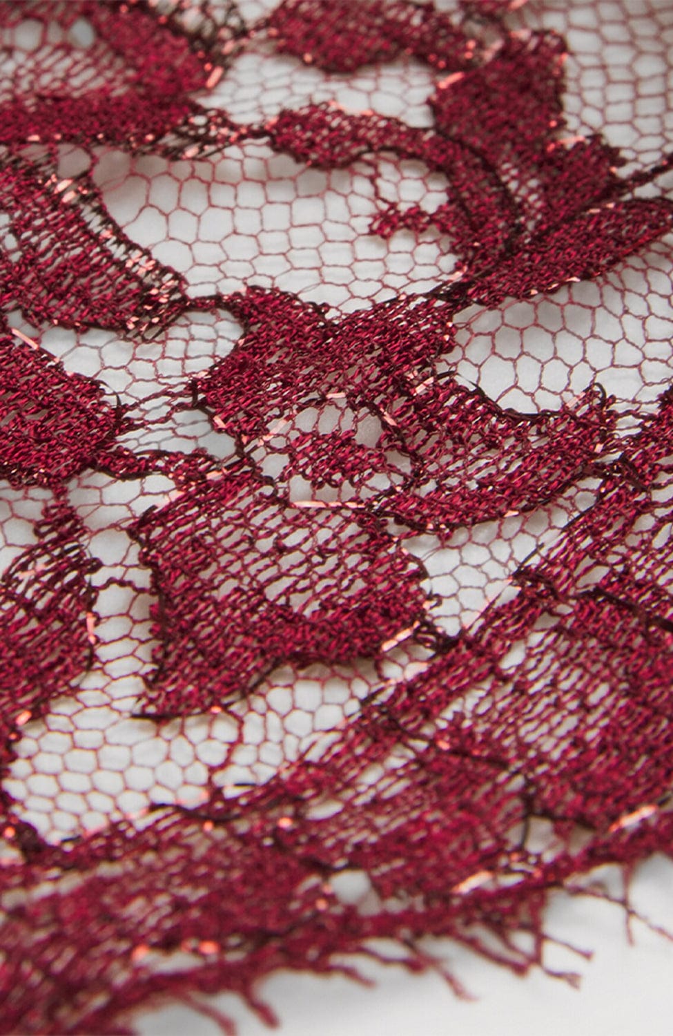 Sheer Lingerie Coco de Mer Underwear Naraya Suspender Belt