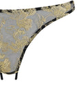 Sheer Lingerie Coco De Mer Underwear Oriana Open Knicker
