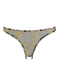 Sheer Lingerie Coco De Mer Underwear Black Gold / 2501 / XS Oriana Open Knicker