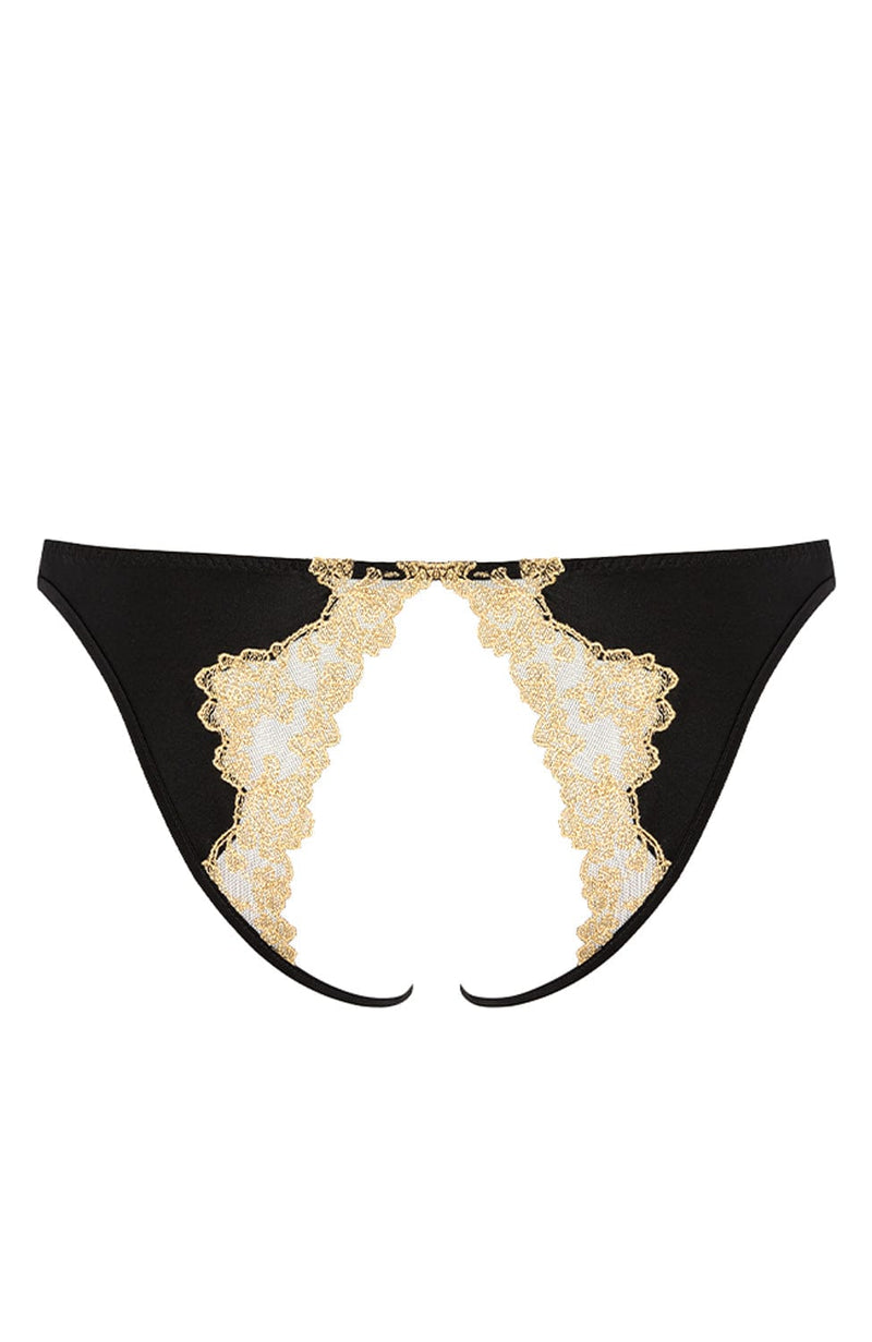 Reina Open Brief-Underwear-Coco De Mer-SHEER, SHEER, Luxury lingerie brand, Luxury lingerie Hong Kong, Designer lingerie HK, Designer lingerie online, International luxury lingerie, Luxury lingerie gift ideas, buy lingerie online, Designer lingerie global delivery, Luxury lingerie shipping to Australia, Luxury lingerie shipping to Singapore
