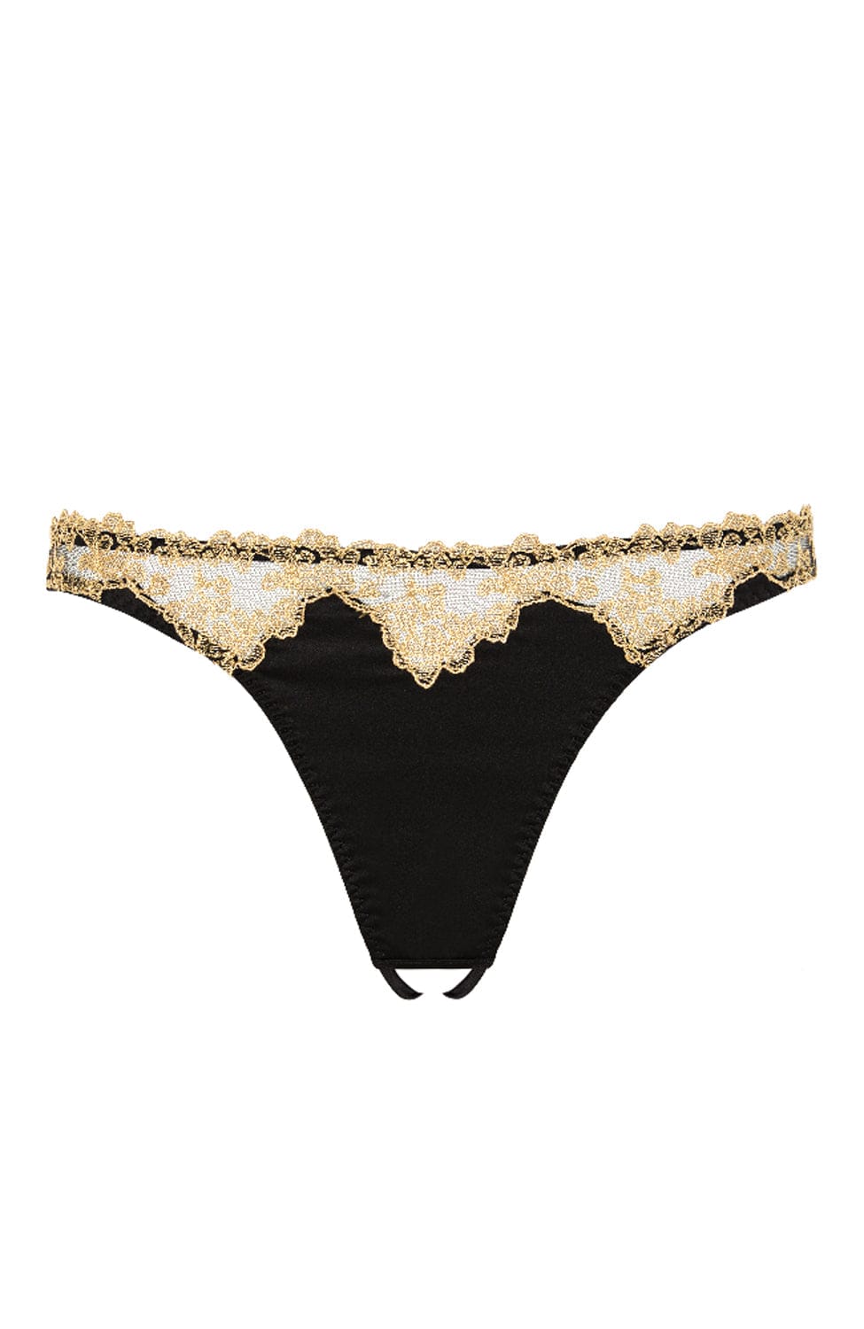 Sheer Lingerie Coco De Mer Underwear Reina Open Brief