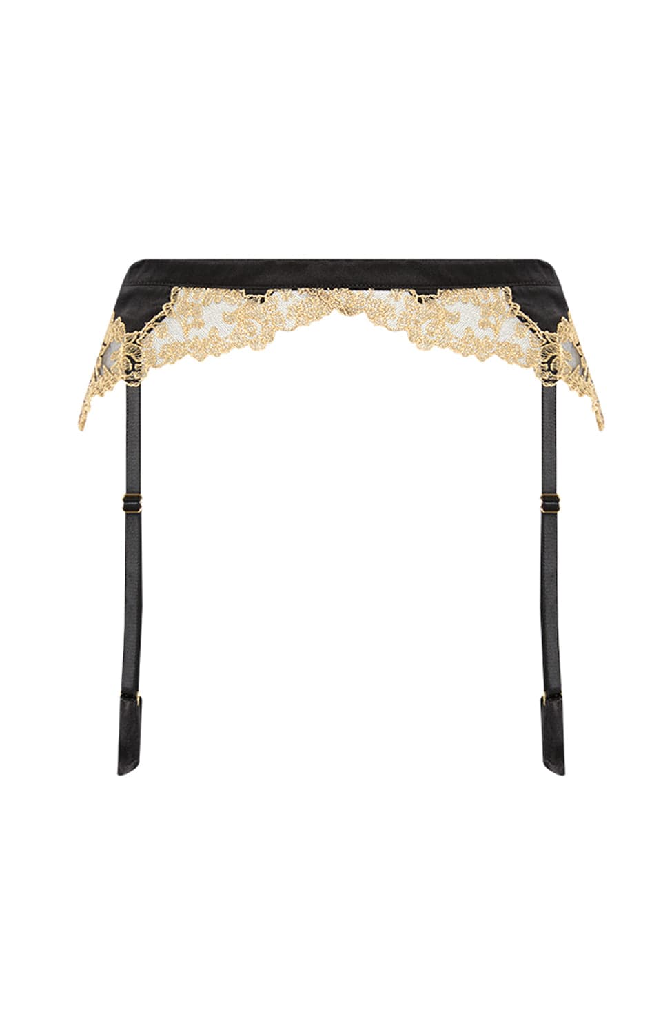 Sheer Lingerie Coco De Mer Underwear Reina Suspender Belt