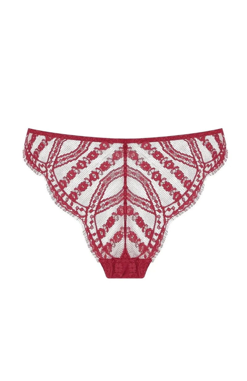 Sheer Lingerie Coco De Mer Underwear Renata Brazilian Knicker