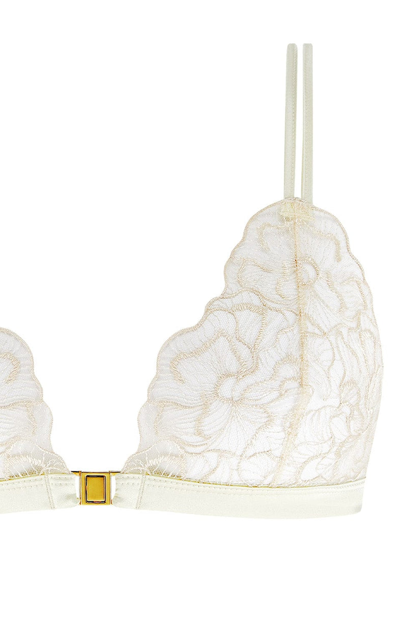 Orchids Triangle Bra and Thong Set-Lingerie Sets-Coco de Mer x Sheer-SHEER, SHEER, Luxury lingerie brand, Luxury lingerie Hong Kong, Designer lingerie HK, Designer lingerie online, International luxury lingerie, Luxury lingerie gift ideas, buy lingerie online, Designer lingerie global delivery, Luxury lingerie shipping to Australia, Luxury lingerie shipping to Singapore